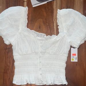 ASTR The Label White Top (size small)